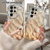 Phone Case: 2D Flat Samsung Galaxy A34 A35 M05 M06 S20 S22 S21 FE Plus 5G Protective Case, Couples Style, Shell Waves, Christmas and Halloween Gift