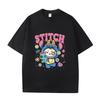 D06-34 MINISO 2026 Summer High-quality Printed Pure Cotton Shoulder Style Men's and Women's Round Neck Short Sleeved Couple T-shirt