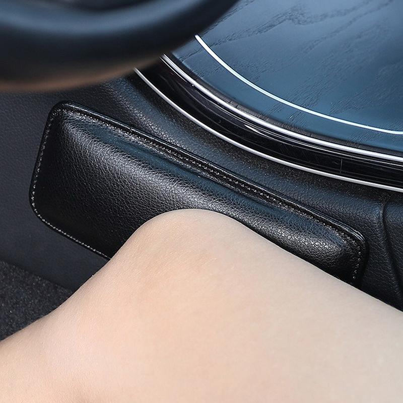 Подушки для ног автомобиля из искусственной кожи, наколенники, подушка для локтя, подлокотник для автоматического управления дверью, мягкий коврик для салона автомобиля, подушка для поддержки колена и бедра