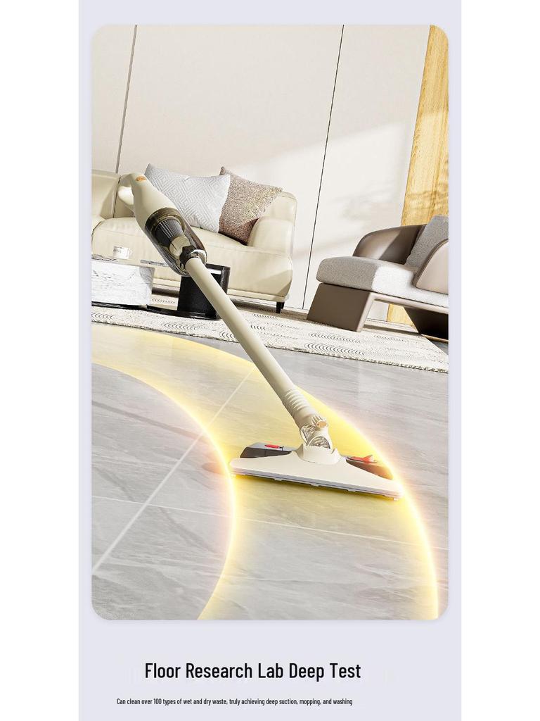 Беспроводной пылесос и швабра «все в одном» с высокой мощностью всасывания для дома - Маленький, ручной, подходит для домашних животных, удалитель пылевых клещей