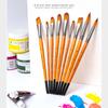 12pcs Draw Paint Brushes Set Kit Artist Paintbrush with Nylon Hair for Artist Acrylic Aquarelle