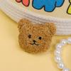Мультяшная Плюшевая Медвежья Брошь DIY Аксессуар Тканевое Украшение Для Детей и Подростков