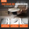 VEVOR Flour Sieve Fine Mesh, 150 Mesh Flour Sifter, 304 Stainless Steel Fine Mesh Sifter Food-grade, 12.6" Fine Mesh Strainers for Baking