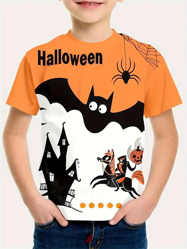 Рождественская одежда 2025 года Футболки для мальчиков и девочек Новогодние футболки Повседневная детская одежда с принтом Санта-Клауса Футболка