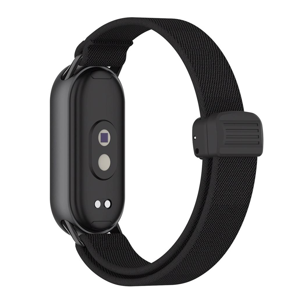 Эластичный нейлоновый ремешок для Xiaomi Band 10/9/8 Магнитный плетеный спортивный ремешок для Miband 10 9 8 NFC Смарт-часы Запасной браслет