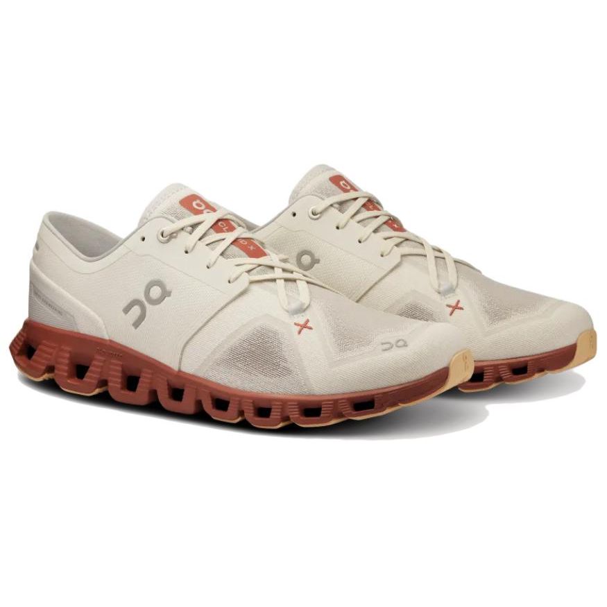 ON Cloud X 3 Ice Auburn Женские Кроссовки Кремовые 60.97791