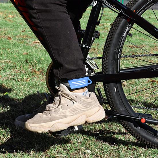 2Pcs Elastic Bike Ankle Leg Wrap Cycling Safety Bind Pants Bands Extra Wide Stretchable Secure Ankle Strap for Cycling Jogging Camping Running