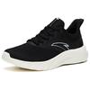 Anta Comfortable Non-Slip Durable Low-Top Running Shoes Women Sneakers Black White 122325575-1