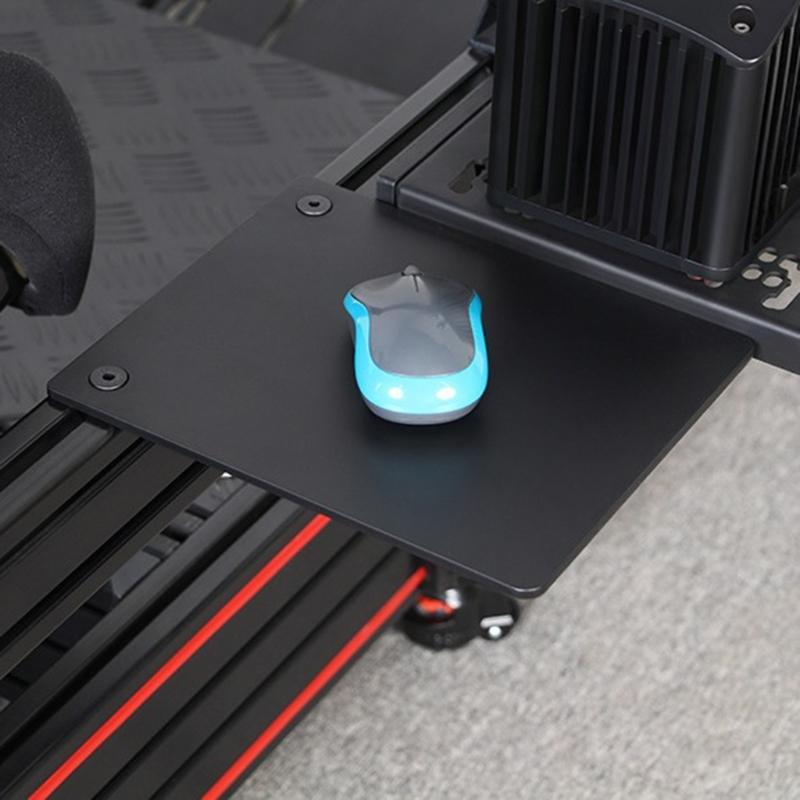 Universal Aluminum Keyboard Tray Mouse Platform Clamp On For Workstation With Antislip Surfaces And Wide Space