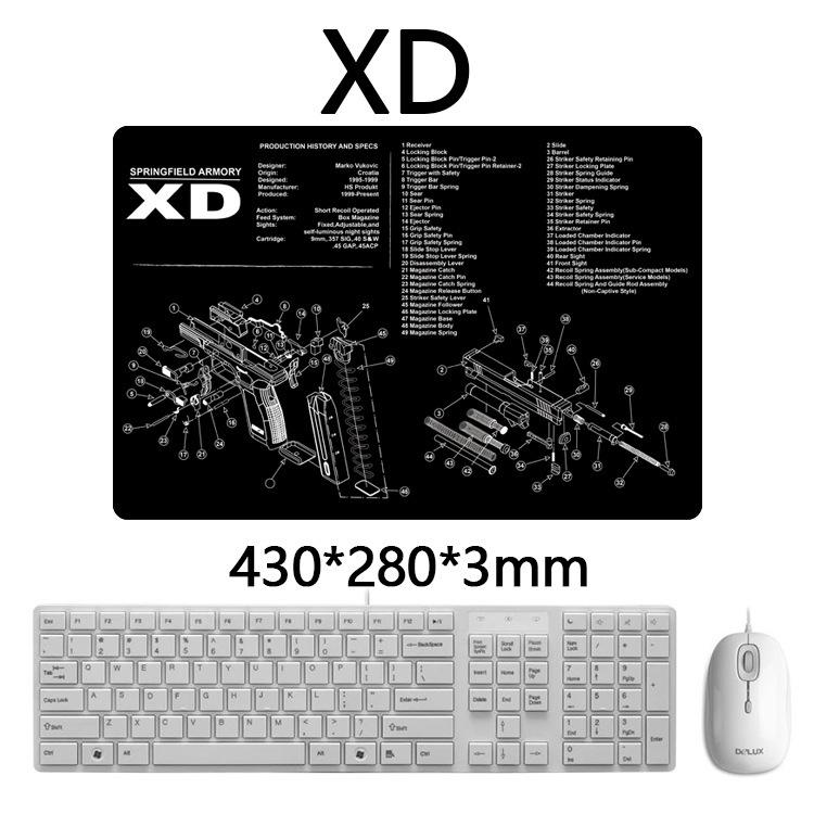 Ergonomic Mouse and Desk Pad for Office Use