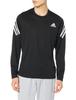 Long Sleeve Training Icon Long Sleeve Black T-Shirt, T-Shirt, TB367, Men's, (HC2769), J/S