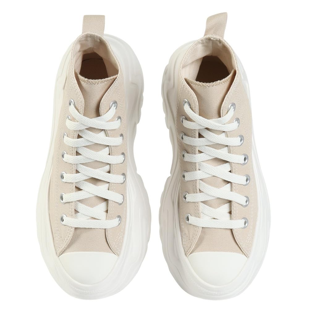 Converse ALL STAR CITYHIKE HI Светло-бежевые 25,5 см Кроссовки на платформе Импорт из Японии Оригинальные