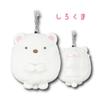 Кейс для проездного на катушке Hatayama Shoji Sumikko Gurashi с Полярным мишкой и Жареной креветкой. Идеально подходит для поездок на работу или в качестве милого аксессуара. Полярный мишка H15 x W13 см Вырубной Мишка, Кошка, Ящерица,