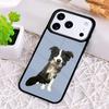 Cartoon Border Collie soft Phone Case for iPhone 17 Air 16 15 11 12 14 13 Pro Max Shockproof Cover