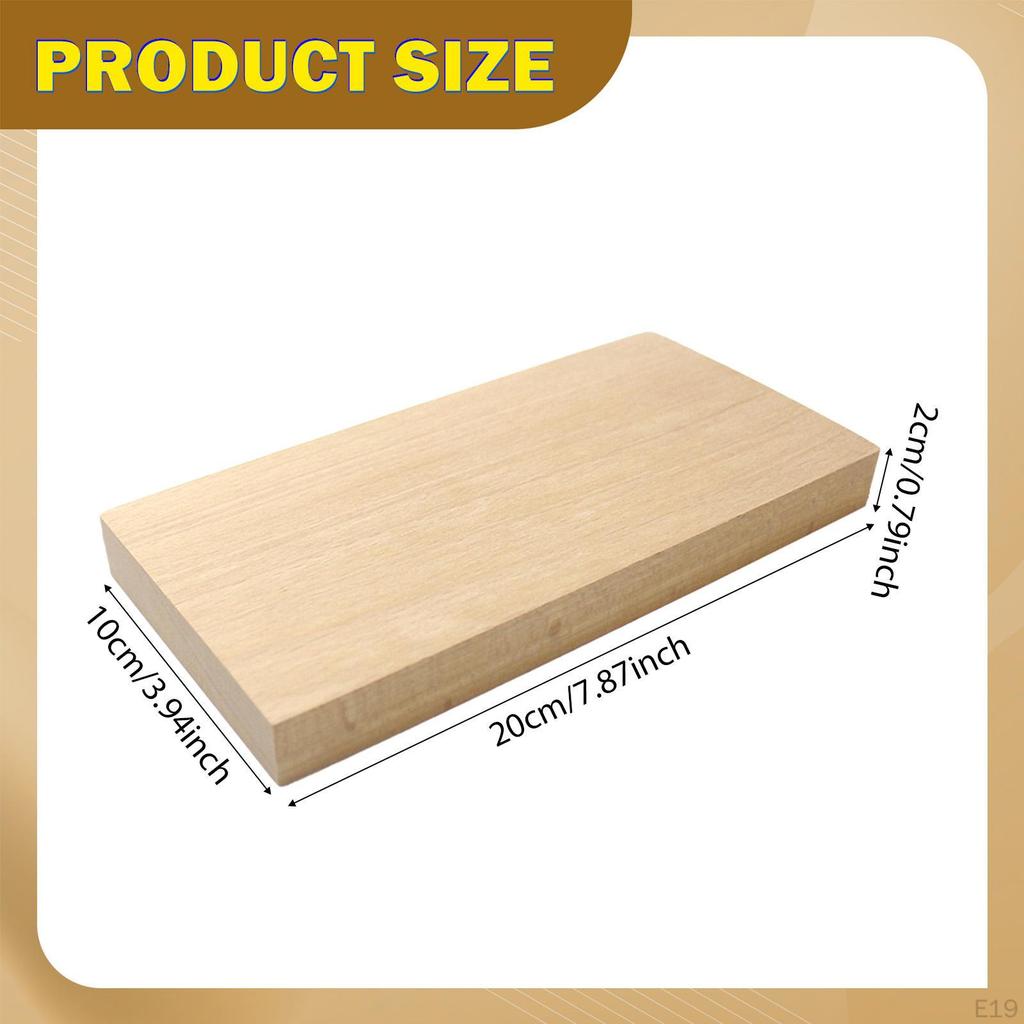 Липовые резные блоки Липовое дерево Ручная работа Необработанный блок Деревянный набор для мастерской