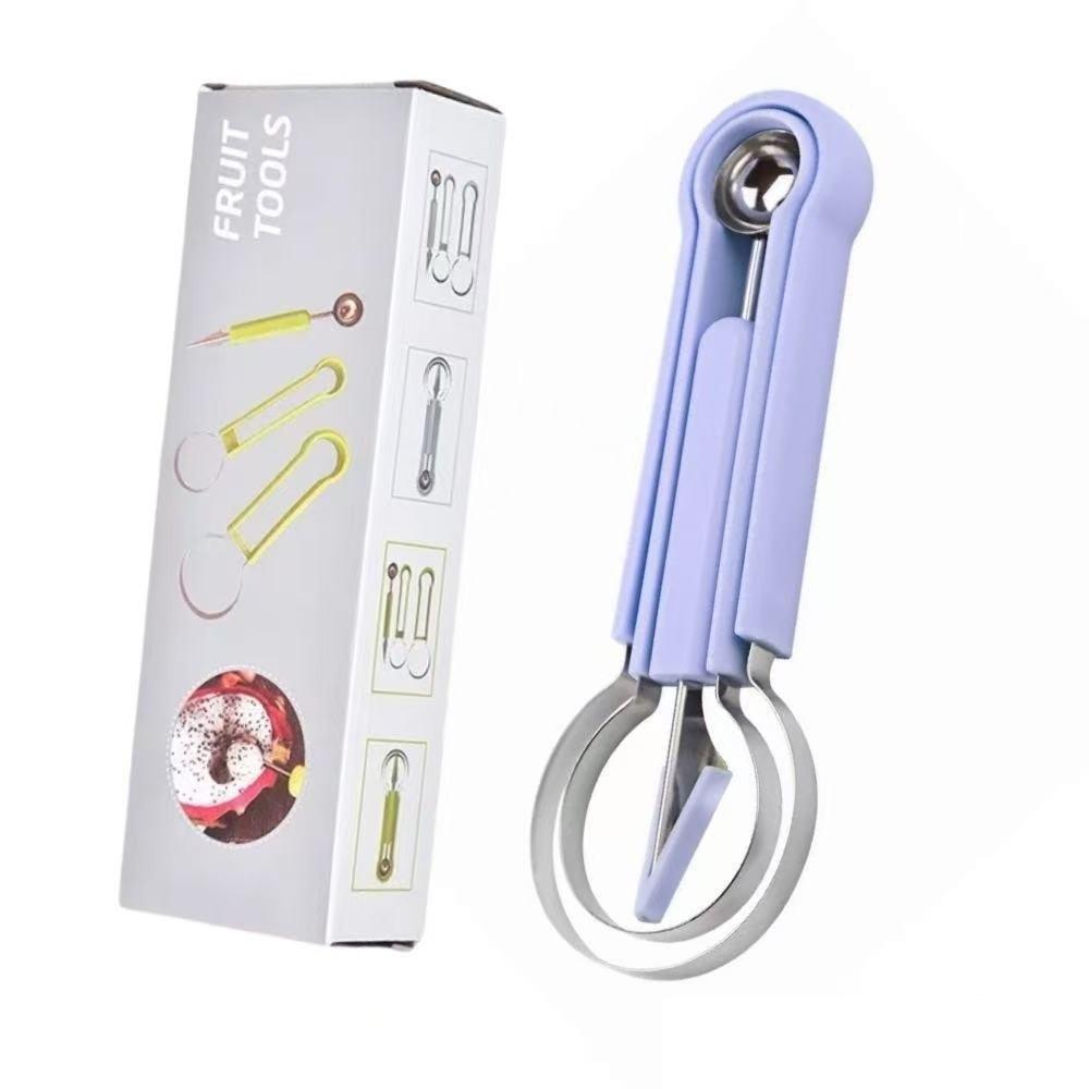Three-in-One Multi-functional Fruit Tool, Melon Spoon, Fruit Cutting Tool, Watermelon Knife, Slicing - A Unique Kitchen Utensil