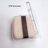 Big Brand Camel Plush Ultra-Thin Rectangular Powder Compact with Cushion Flocked Puff