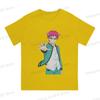 Summer Unisexs and Womens casual Tshirts  The Disastrous Life of Saiki K Round neck short sleeved Tshirt Street Clothing SXL