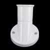 Durable Wall Mount Plastic Base Socket Oblique 45 Degree Angle Adapter Bulb Holders Light Base Lamp Bases