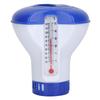 Floating Swimming Pool Chemical Chlorine Dispenser with Thermometer Tablet Holders