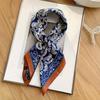 Luxury Brand  Skinny Neckerchief Scarf For Women Satin Silk Ribbons Bandana Ladies Neck Tie Wrist Wrap Shawl Echarpe