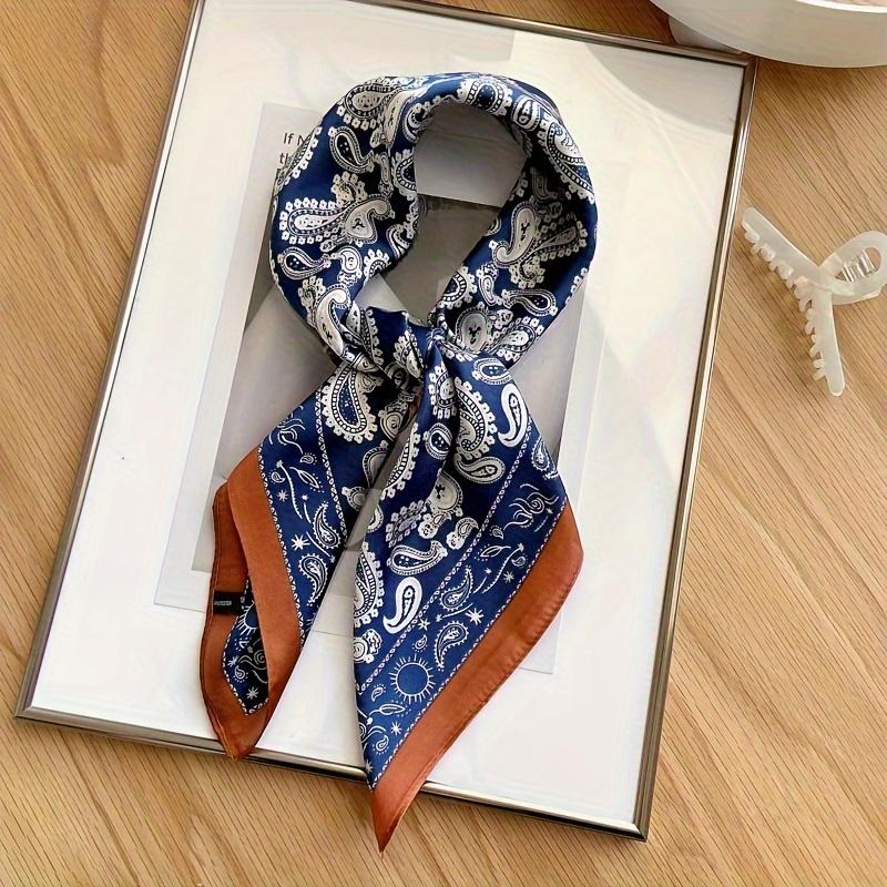 Luxury Brand Skinny Neckerchief Scarf For Women Satin Silk Ribbons Bandana Ladies Neck Tie Wrist Wrap Shawl Echarpe