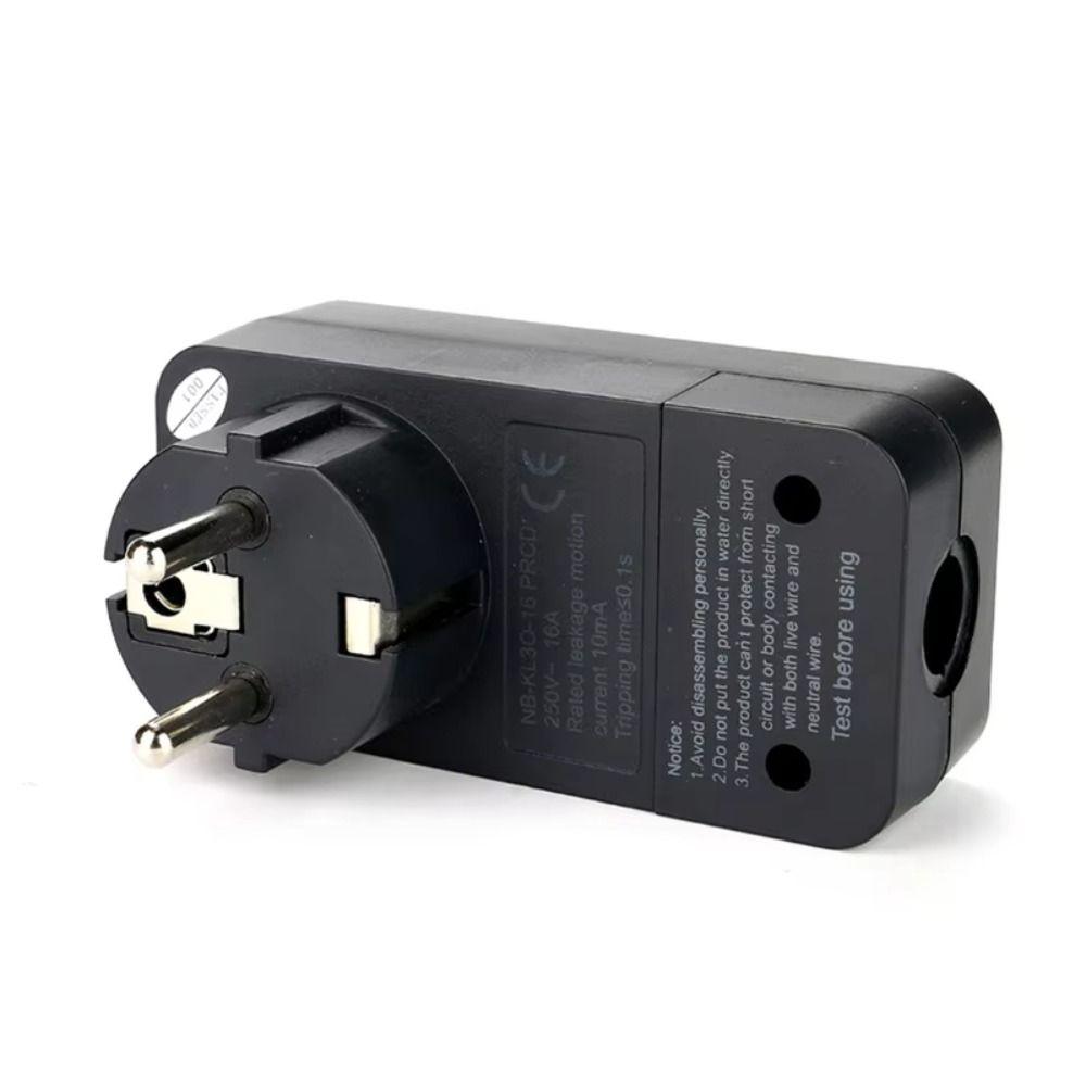 10mA Circuit Breaker Plug EU Plug Leakage Protection Plug Personal Protection