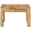 350321 vidaXL Coffee Table 55x55x35 Cm Solid Mango Wood