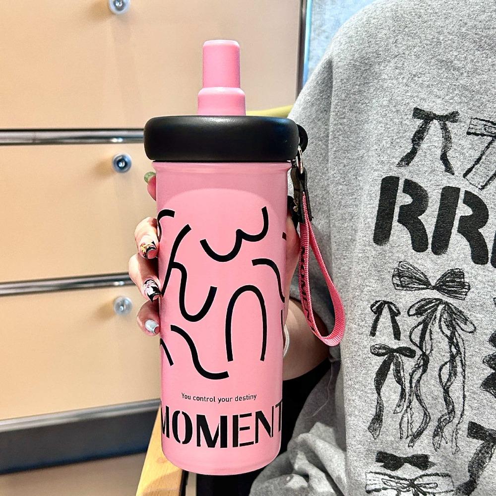 600ML Vacuum Cup 316 Stainless Steel Tumbler Portable Insulated Cup Office Workers