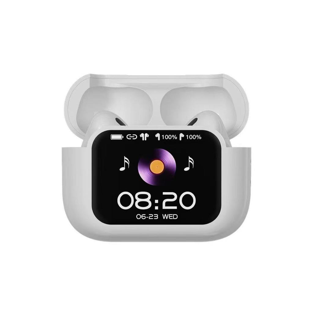 Беспроводные Bluetooth-наушники-вкладыши V8 Display A9pro с AI-переводом и шумоподавлением A10ANC V20
