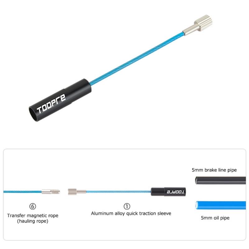 Инструмент для прокладки внутренних тросов велосипеда Комплект тросов тормоза, переключения, гидравлики Руководство по установке тросов в раму велосипеда