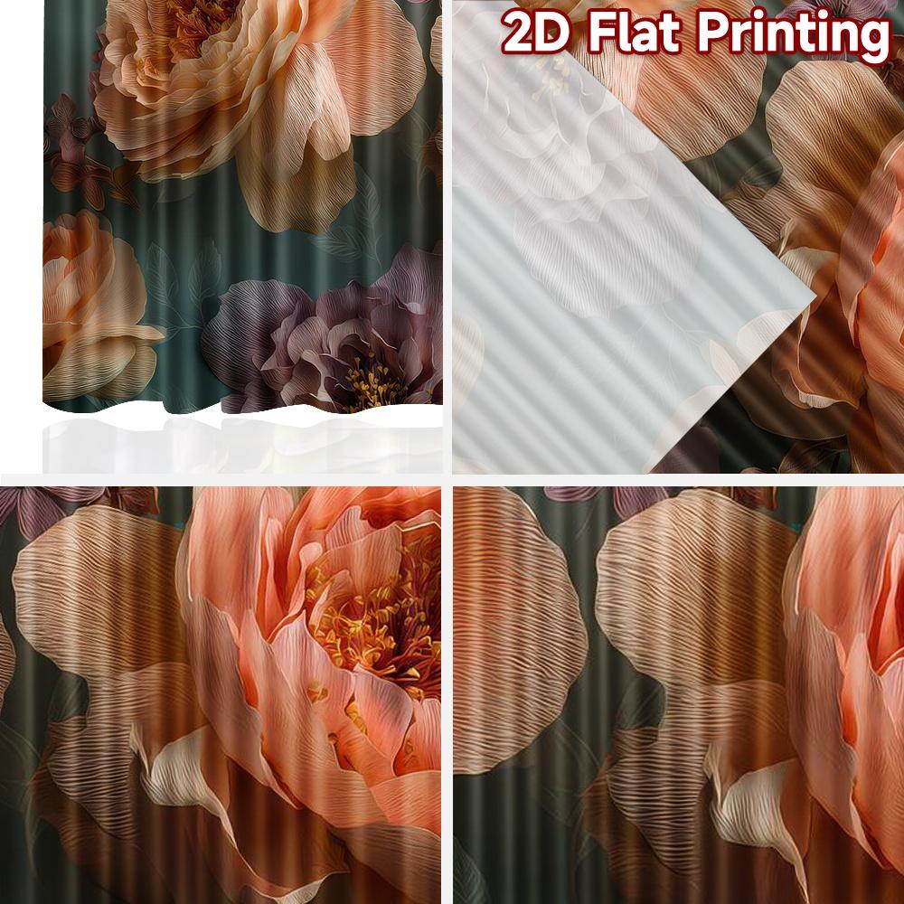 2D плотный Фон для Фотосъемки Баннер для Фотосъемки Цветочные Цветы 100% Полиэстер Украшение для Семейной Вечеринки Идеально для Подходящий