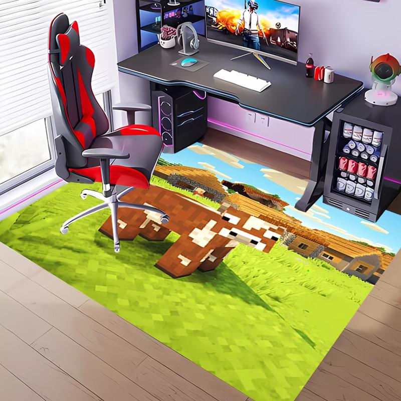 1pc Minecraft5 Entrance Mat, Non-Slip Mat Area Rug,Room Decor, Outdoor Decor, Kitchen Rug,Doormat - Machine Washable, Easy to Clean