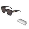 Balenciaga Eyewear Monogram Square Frame Sunglasses (Unisex) Sunglasses BB0056S 001