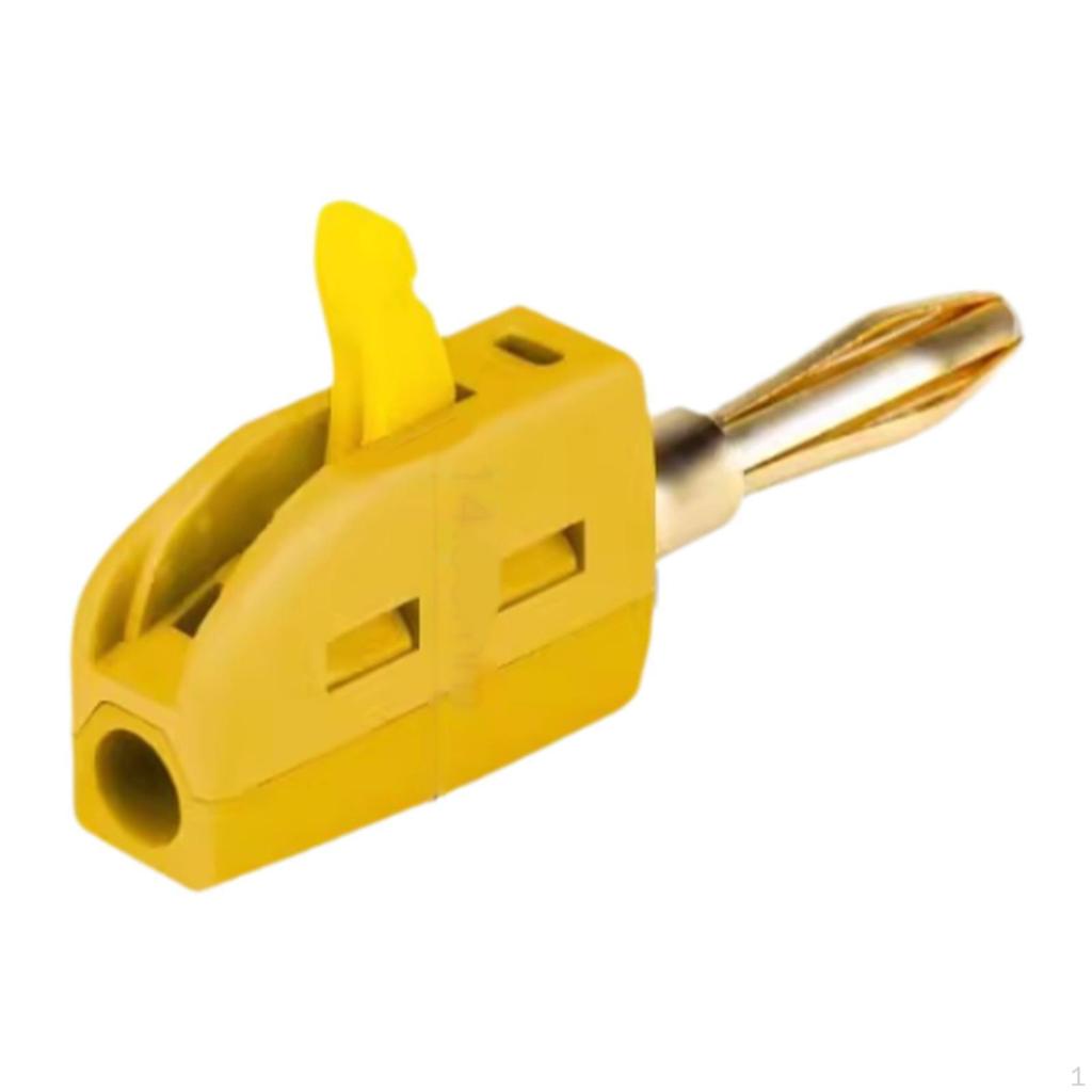 Вилка типа «банан» 4 мм, 250 В/32 А, высокая прочность, стабильная проводимость, практичный штабелируемый мини-штабелируемый