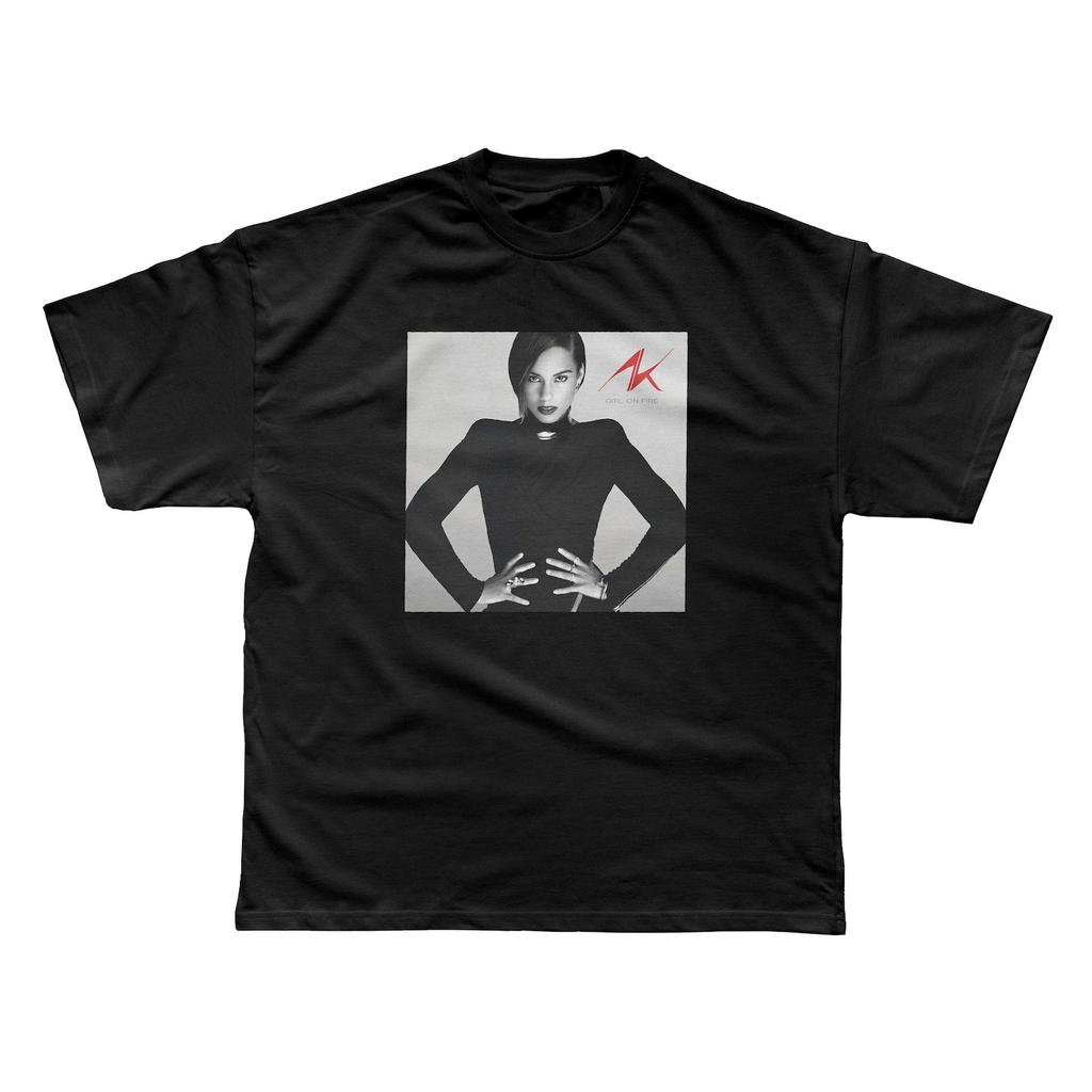 Alicia Keys - Girl On Fire Deluxe Unisex T-shirt