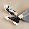 High top canvas shoes for women, spring and autumn 2026 model year student board shoes for women, flat bottomed sports and casual women's shoes