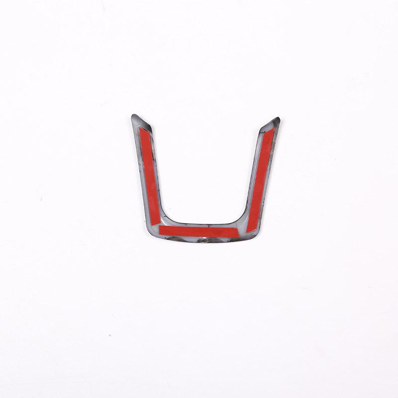 Carbon Fiber Chrome Interior Accessories Steering Wheel Trim Sequ For Jaguar XE XF F-Pace F Pace x761