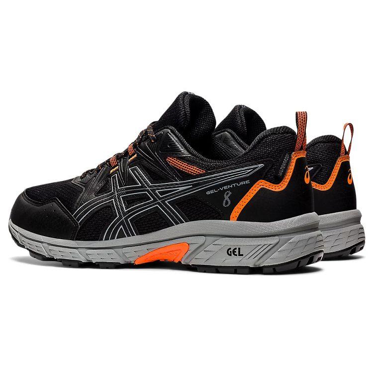 Asics Кроссовки для бега Gel-Venture 8, удобные, с низким верхом, мужские, цвет Графитовый-Черный, 1011A825-004