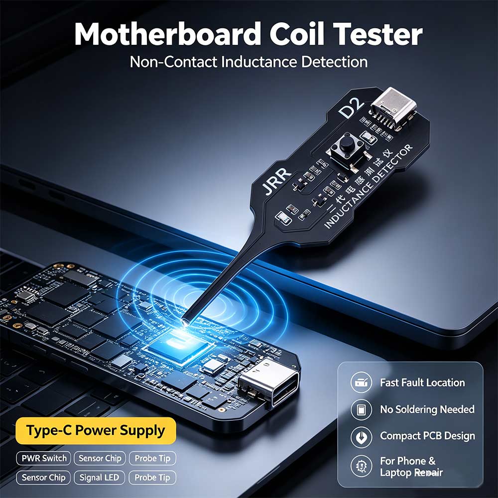 Quick Investigation Inductor Detector Tool Quick Fault Check Tool Electronics Repair