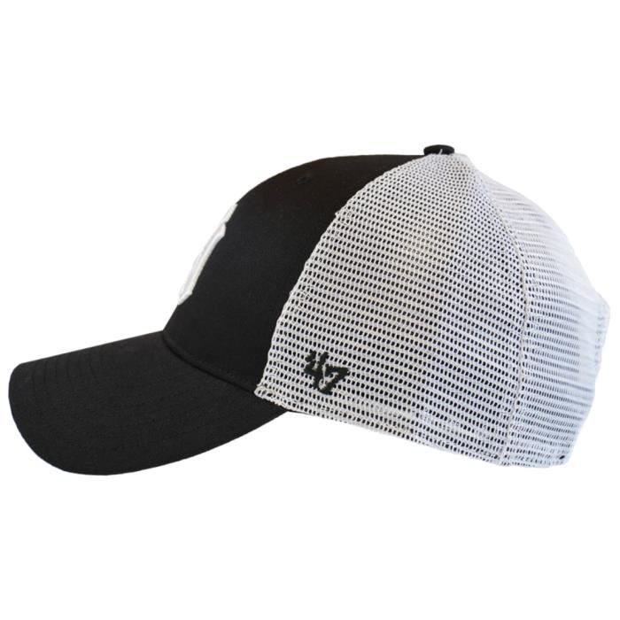 47 Brand MLB New York Yankees Branson Cap B-BRANS17CTP-BKK, Unisexe, Noir, Casquettes