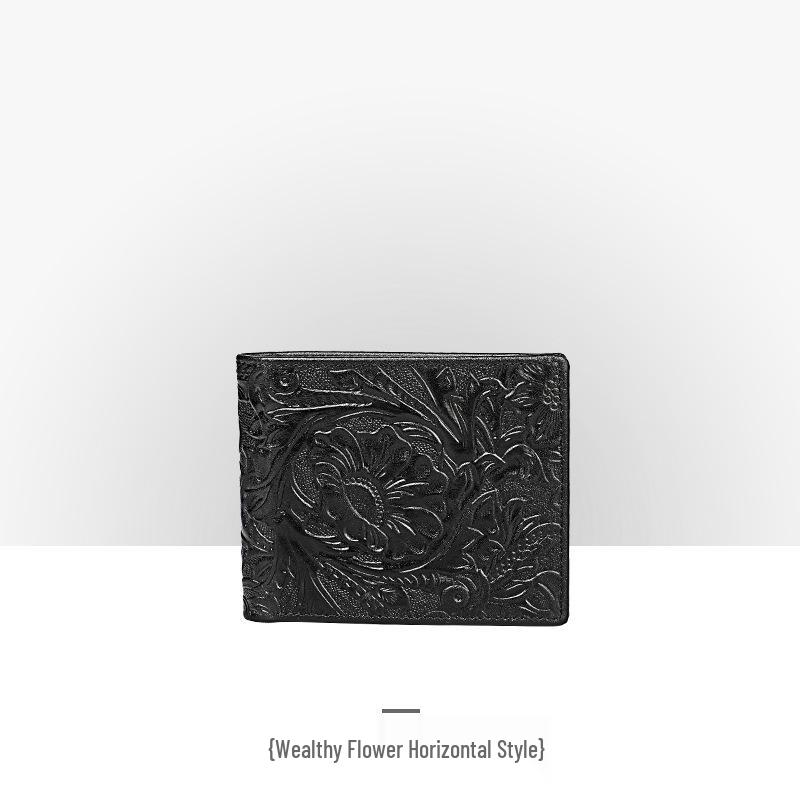 Мужской ретро кошелек из тисненой кожи – длинный, с тиснением под крокодила, с отделениями для нескольких карт и монетницей.