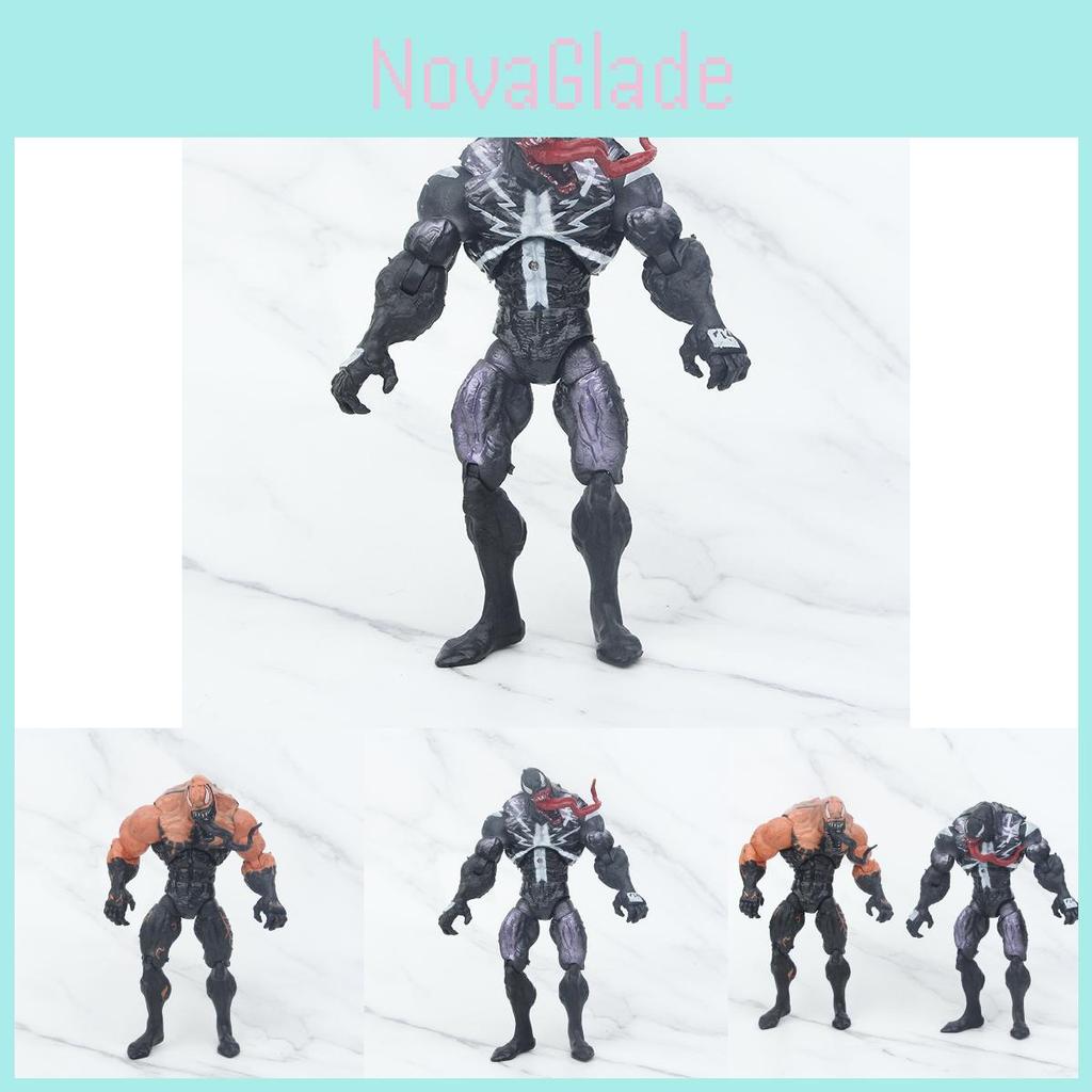 Detailed Venom Action Figure Flexible Joints Pvc Collectible Cake Decoration Toy