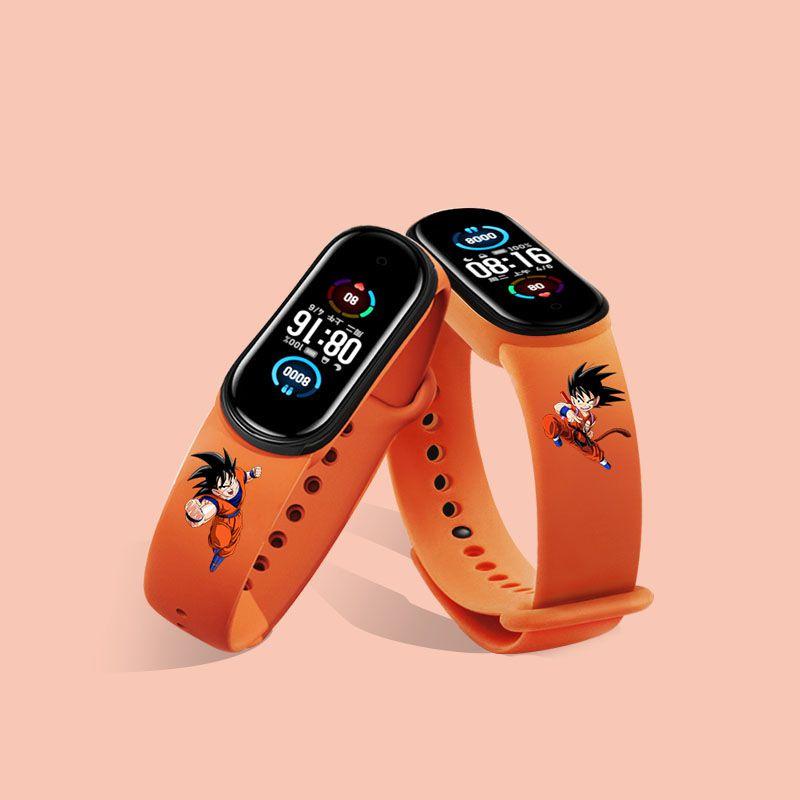 Силиконовый ремешок для Xiaomi Mi Band 3/4/5/6 Регулируемый и удобный браслет для спорта
