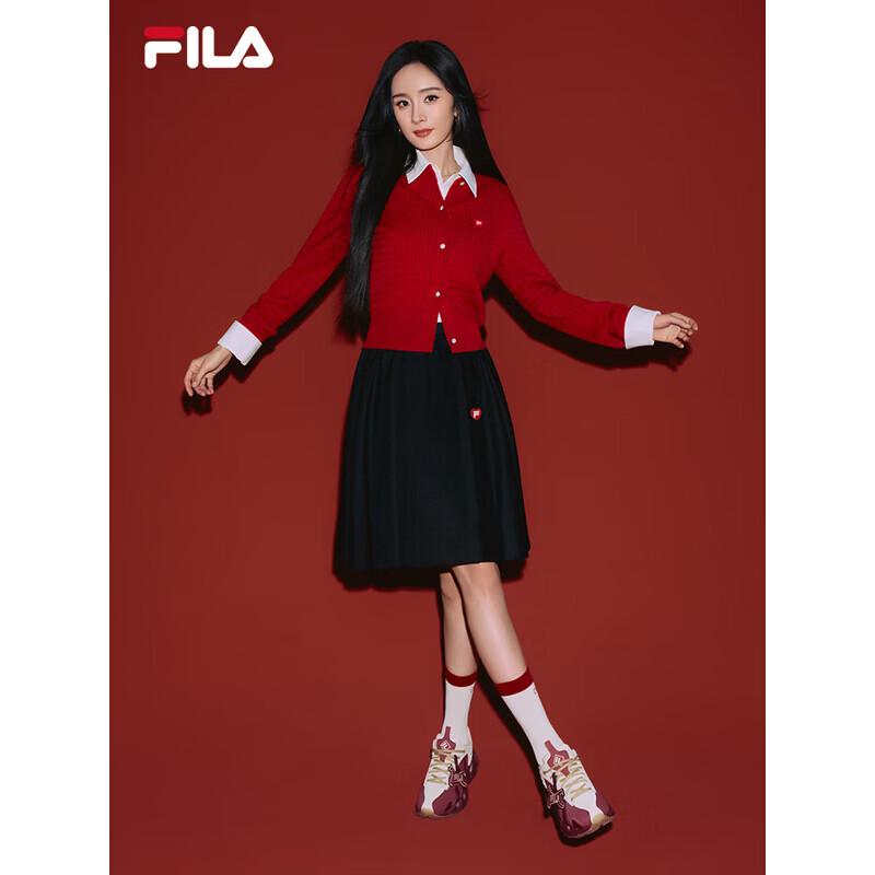 Fila Женский вязаный свитер цвета румяна