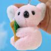 1Pcs Creative Plush Toy Koala Keychain Cute Cartoon Plush Koala Fun Keychain Girl Women'S Backpack Decoration