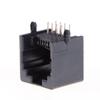 10 шт./лот RJ45 8P8C Компьютерная Сетевая Розетка для Печатной Платы Черная, Серая