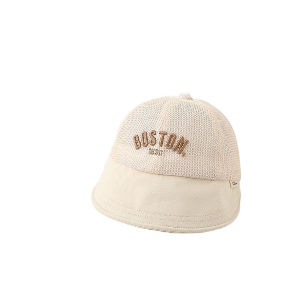Letter Children Sun Hat Mesh Outdoor Peaked Hat Breathable Baby Baseball Cap 1-6 Years