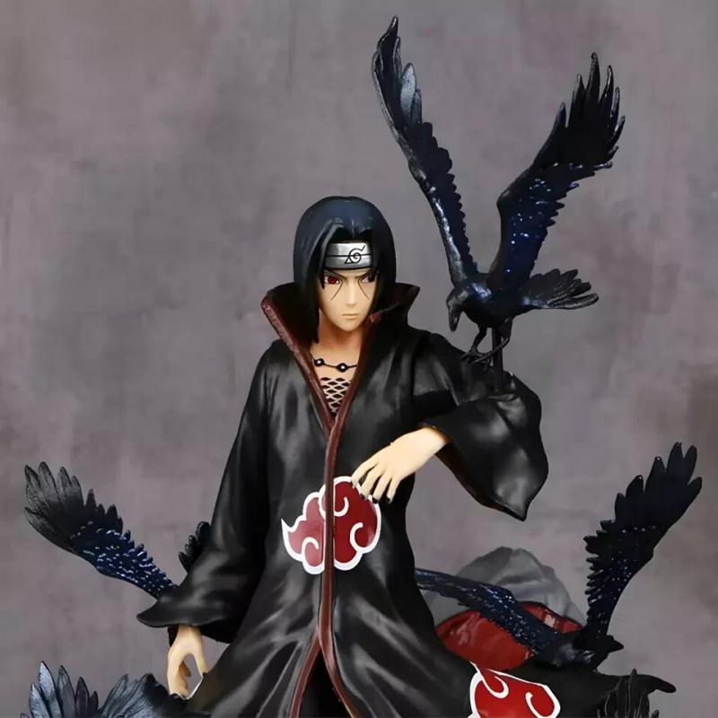 28 см Наруто Учиха Итачи Фигурка - Акацуки Коллекционная Статуэтка LIGHT UP Аниме