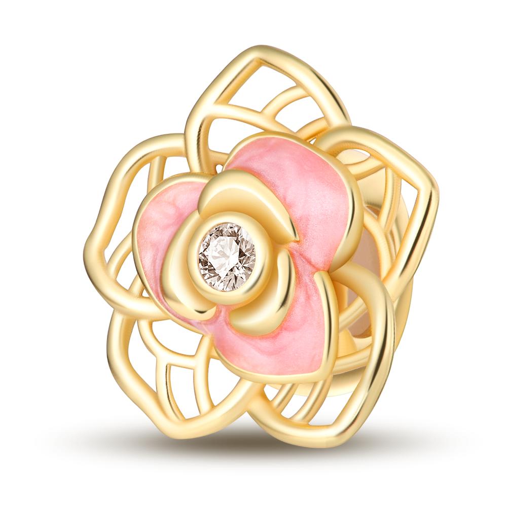 Медные бусины Крылья ангела Лебедь любви Шармы-сердечки Подходят для оригинальных браслетов Женские украшения своими руками Подарочный браслет